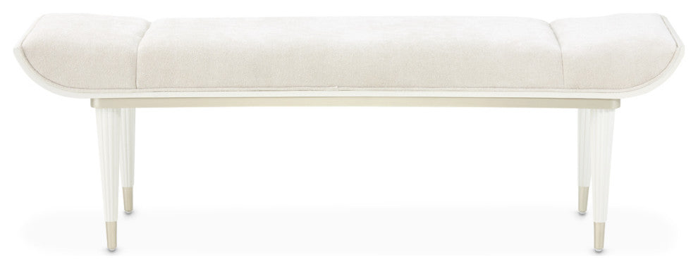 La Marisia Accent Bench, Tranquil/Creamy Pearl