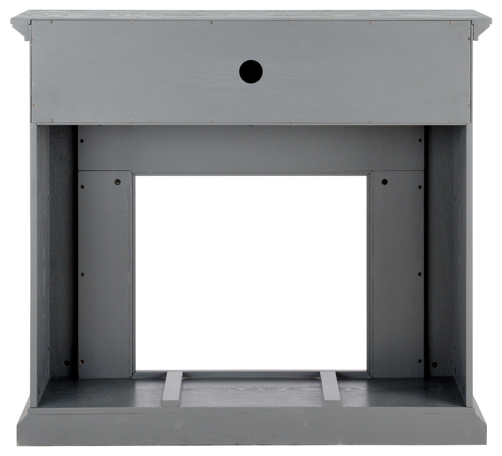 Savannah Color Changing Media Fireplace, Gray