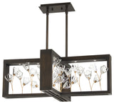 Maison Des Fleurs LED Chandelier, Regal Bronze With Empire Gold