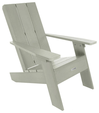 Italica Modern 4-Piece Adirondack Outdoor Set, Eucalyptus