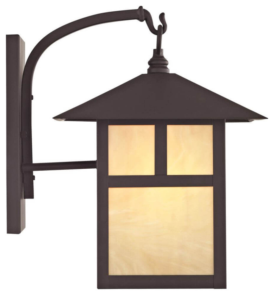 Livex Montclair Mission 1 Light 14" Tall Outdoor Wall Lantern, Bronze