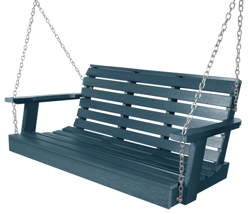 Soren Porch Swing 4', Aquatic Blue