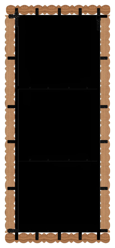 Aubrey Mirror, Brown, 29" W x 2" D x 65" H