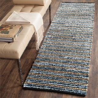 Safavieh Cape Cod Cap363A Rug, Blue/Natural, 4'0" X 4'0"