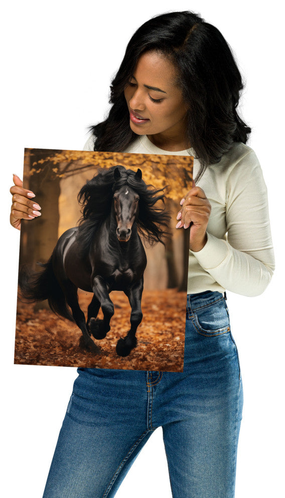 A Brush with Freedom Rustic Photorealism Digital Artwork Loose Art Print, 11" X 14"