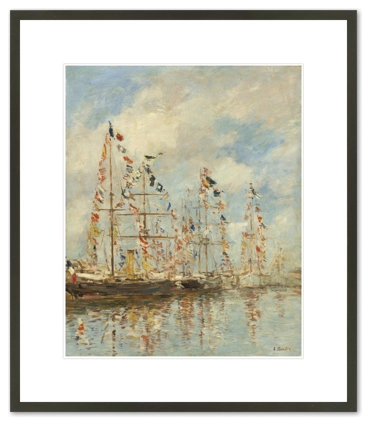 Yacht Basin at Trouville-Deauville, probably 1895/1896