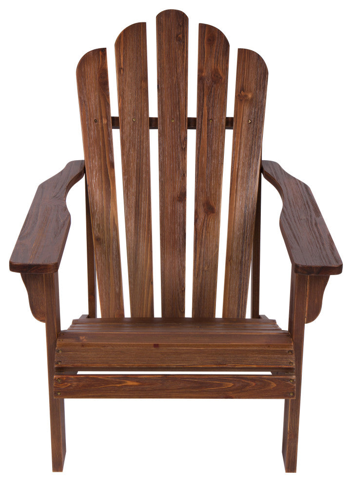 Shine Company Westport II Adirondack Chair With Hydro-Tex Finish, Oak