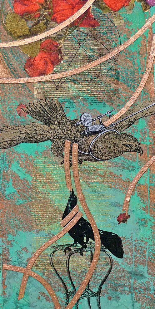 "Upsilon" Painting Print on Canvas by Tracy Silva Barbosa