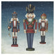 "Soldier Nutcrackers Snow" Digital Paper Print by David Carter Brown, 26"x26"