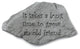 "It Takes a Long Time to Grow an Old Friend" Garden Stone