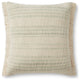 Angela Rose x Loloi Forrest Ivory / Sage 18'' x 18'' Cover, Down Pillow