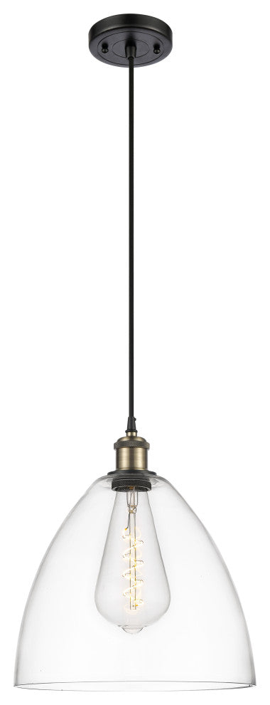 Innovations 516-1P-BAB-GBD-122-LED 1-Light Mini Pendant, Black Antique Brass