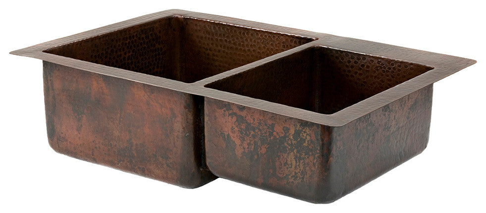 Premier Copper Products KSP3_K60DB33229 Kitchen Sink and Drain Package
