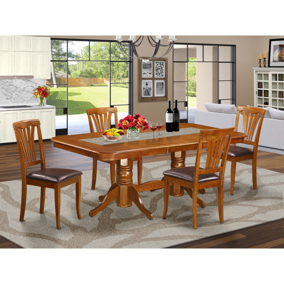 5 Pc Dining Room Table And 4 Dining Room Chairs