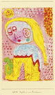 Paul Klee Magdalena Before the Conversion, 18"x27" Wall Decal