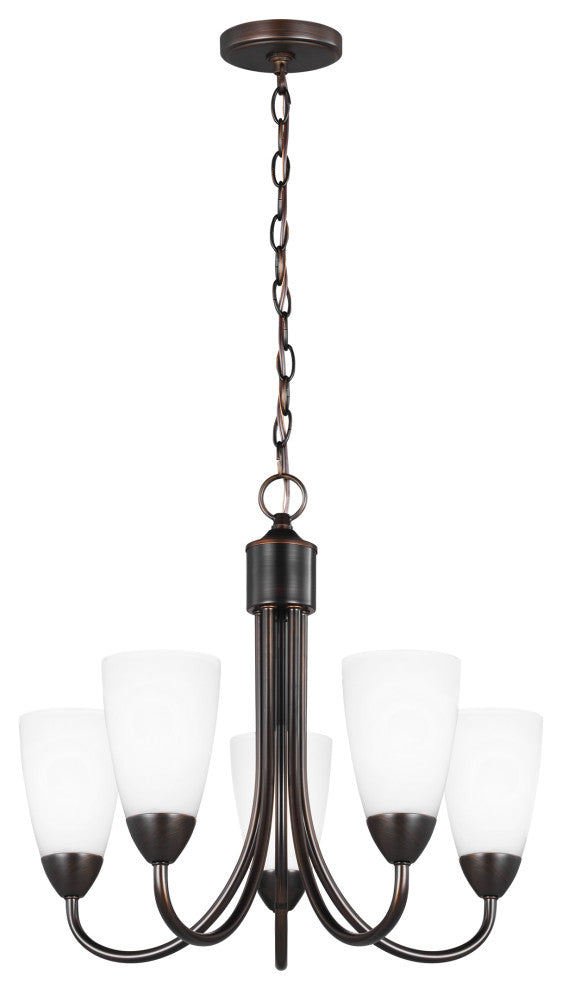 Seville 5-Light Chandelier, Burnt Sienna