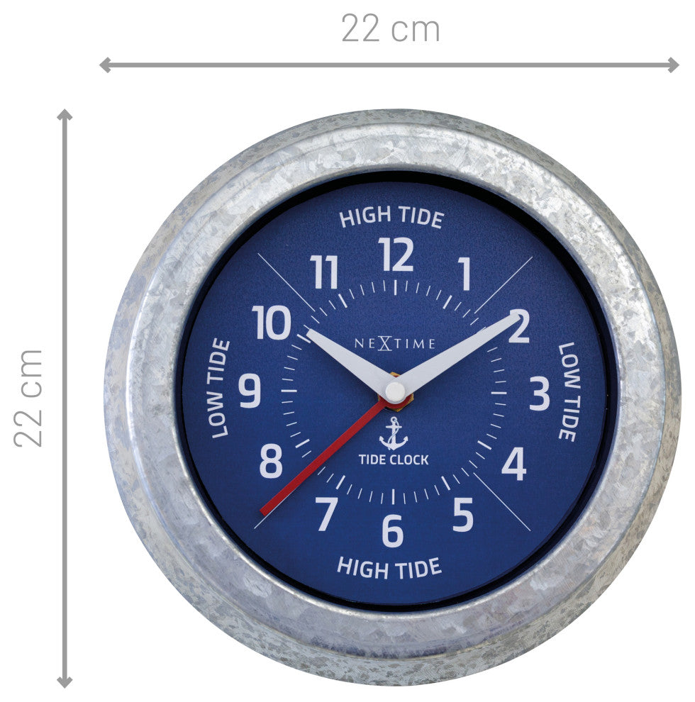 Tide Wall Clock, Blue