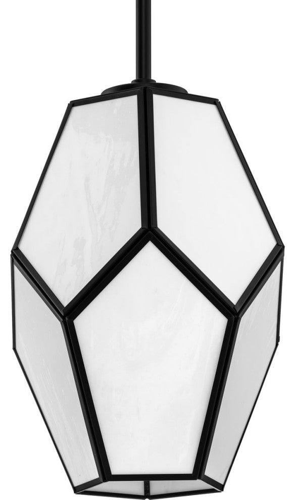 Latham Collection 1-Light Contemporary Pendant, Matte Black