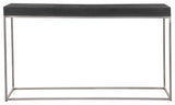 Uttermost Jase Black Concrete Console Table