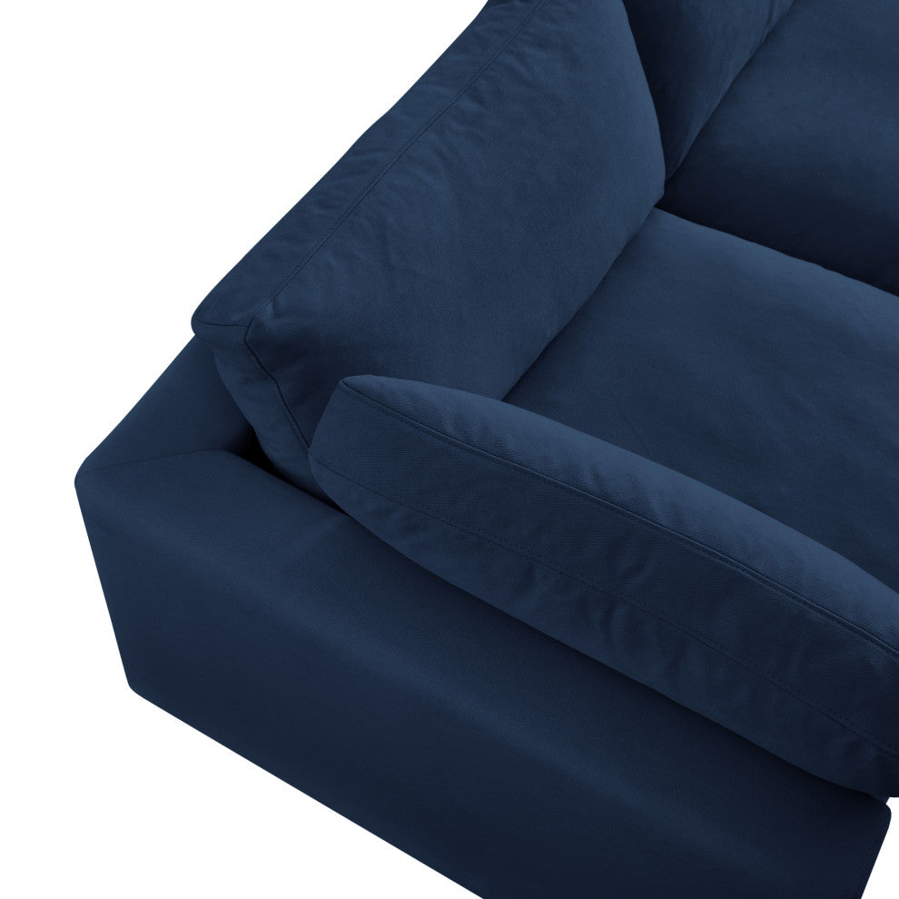 Rustic Manor Aranza Sofas Upholstered, Linen, Navy