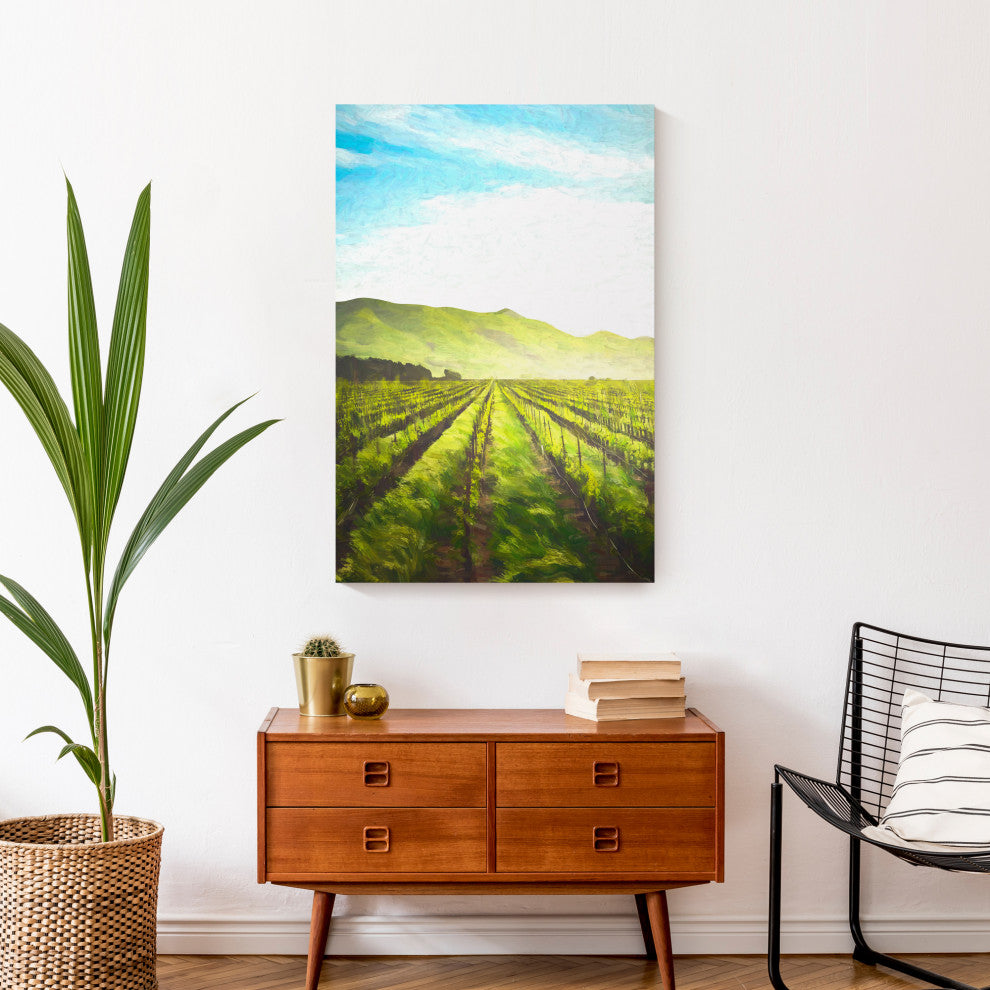 Wine Fields 20x30 Canvas