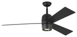 Alba 60" Ceiling Fan in Midnight Black