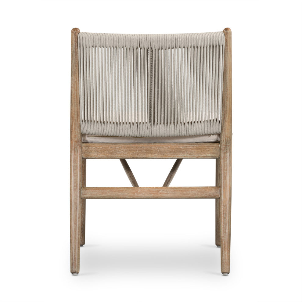 Rosen Outdoor Dining Chair-Natural Eucal