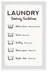 "Sorting Laundry" Framed Painting Print, 30x45