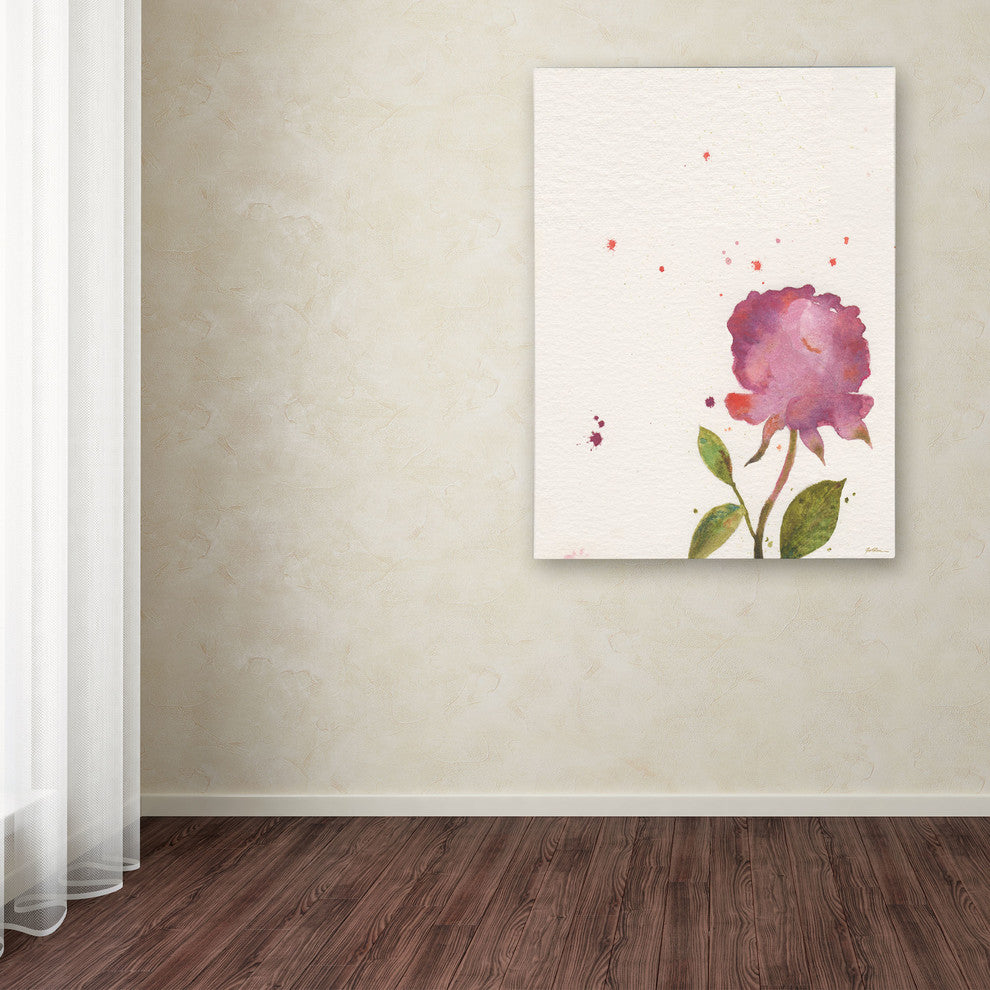''A Rose Impression'' Canvas Art by Sheila Golden