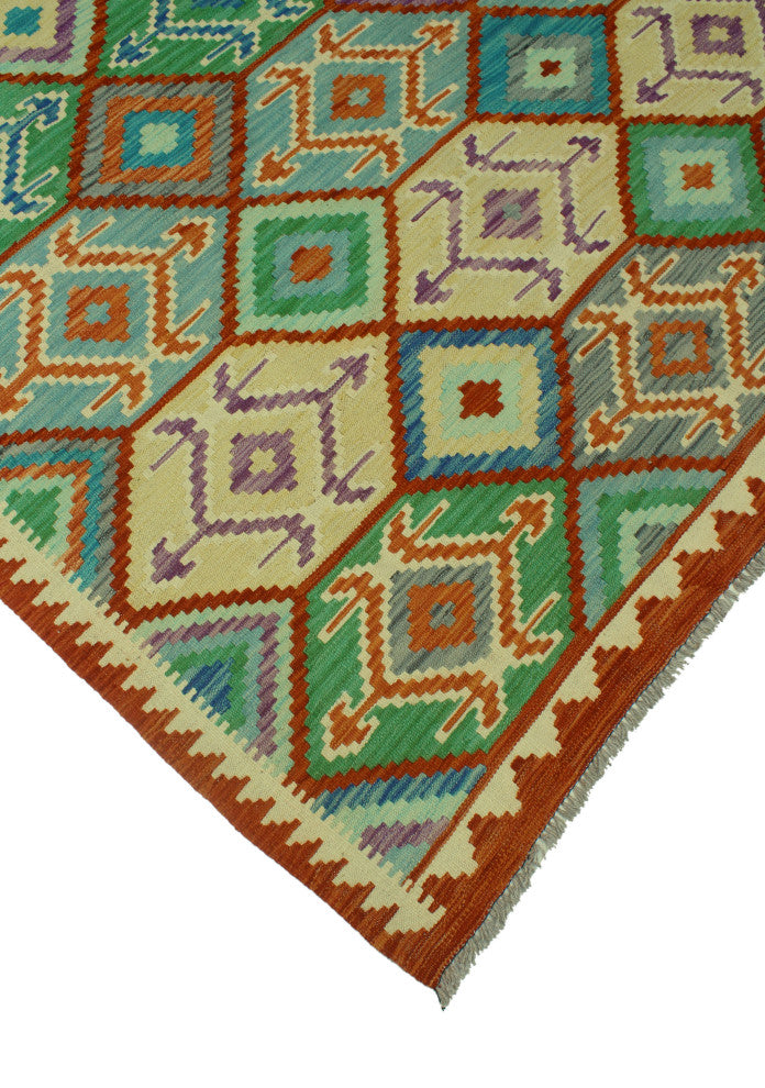 Sangat Kilim Ata Rust Rug