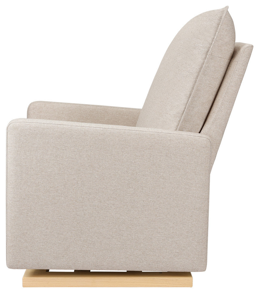 Cali Pillowback Chair and a Half Glider, Water Repellent and Stain Resistant, Performance Beach Eco-Weave