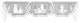 Silent Night 20"x90" Mantle Scarf, White