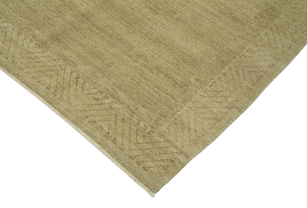 Rug N Carpet - Handwoven Oriental 9' 1" x 12' 1" Wool Oushak Area Rug