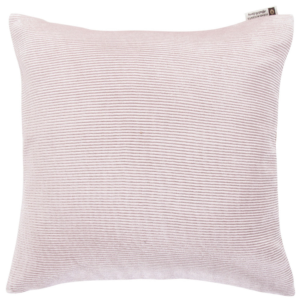 Pink Velvet Throw Pillow, 18"x18", 1 Piece