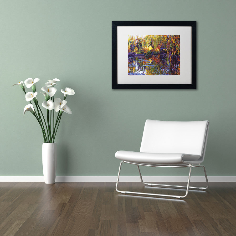 David Lloyd Glover ''Tapestry Reflection'' Art, Black Frame, 16"x20", White Matte