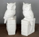 Ceramic Owl Bookends, Set of 2