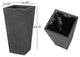 Tengren Outdoor Large and Small Cast Stone Planters, Set of 2