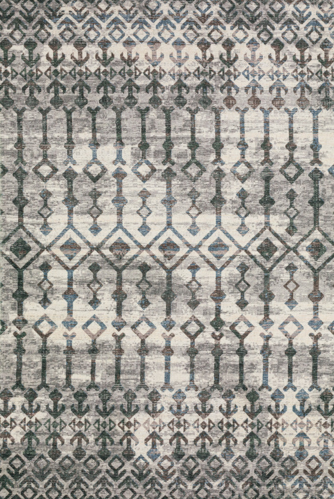 Dalyn Brisbane BR8 Silver 2'3"x7'6" Runner Rug