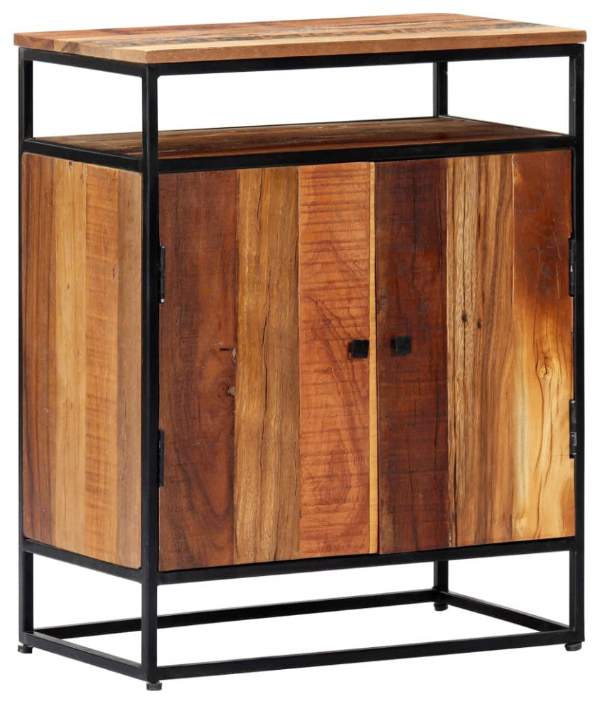 vidaXL Cabinet Sideboard Storage Buffet Cabinet Solid Reclaimed Wood and Steel