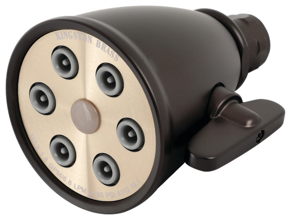 Showerscape Jet Spray Shower Head, Oil Rubbed Bronze
