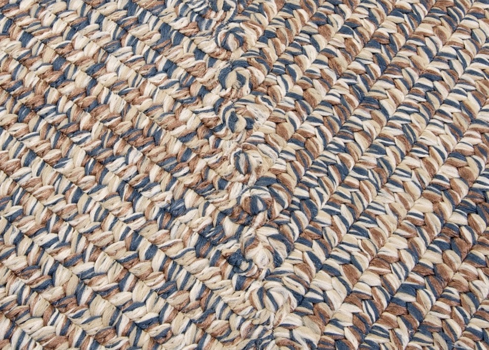 Colonial Mills Corsica CC49 Lake Blue Indoor/Outdoor Area Rug, Rectangular 2'x3'