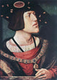Bernaert Van Orley Portrait of Charles V, Gallery Wrapped Canvas, 18"x27"