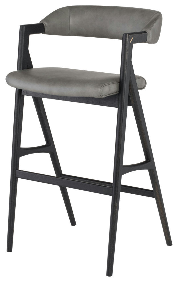 Anita Dove Leather Bar Stool