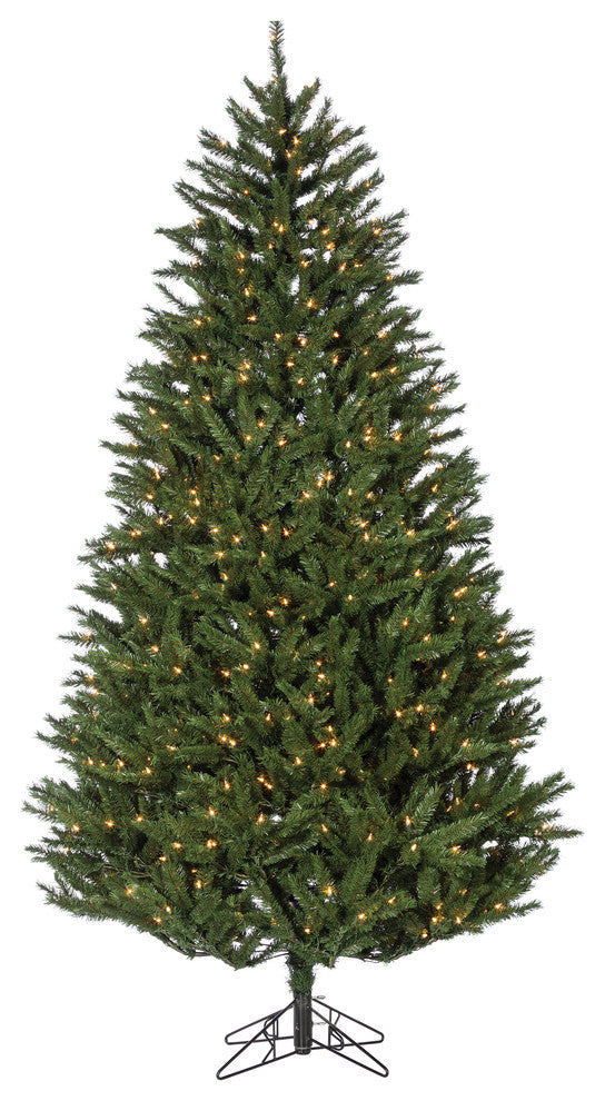 New England Pine With 800 Clear Lights, 7.5 Foot