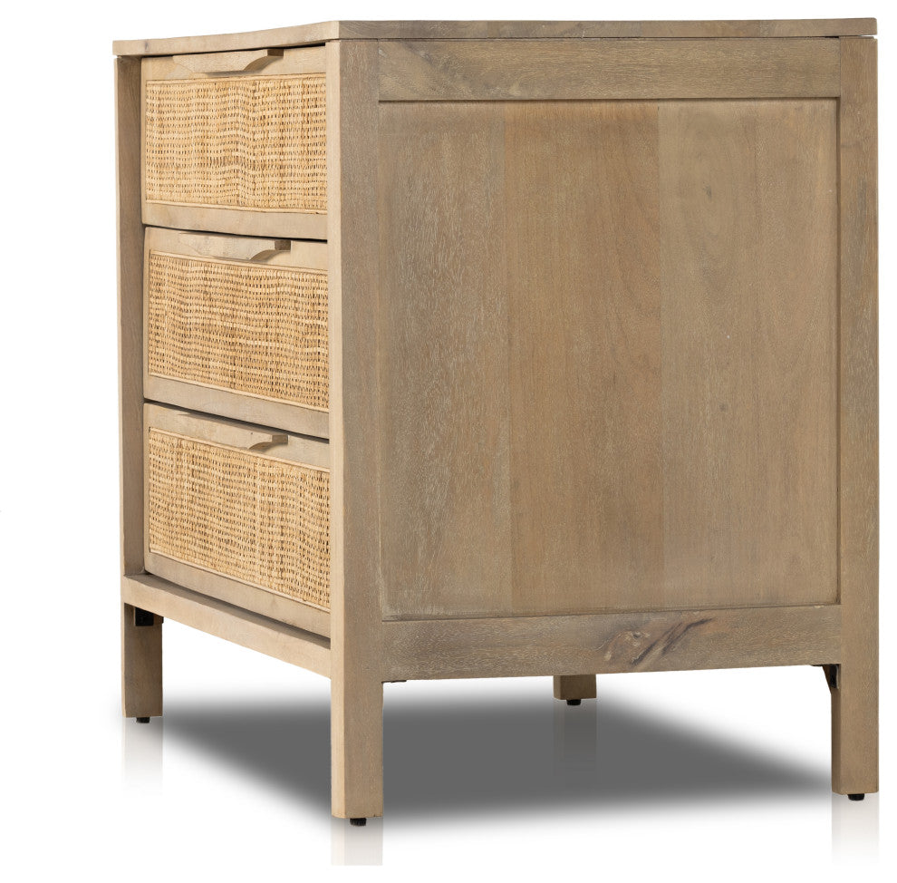 Sydney Large Nightstand-Natural Mango