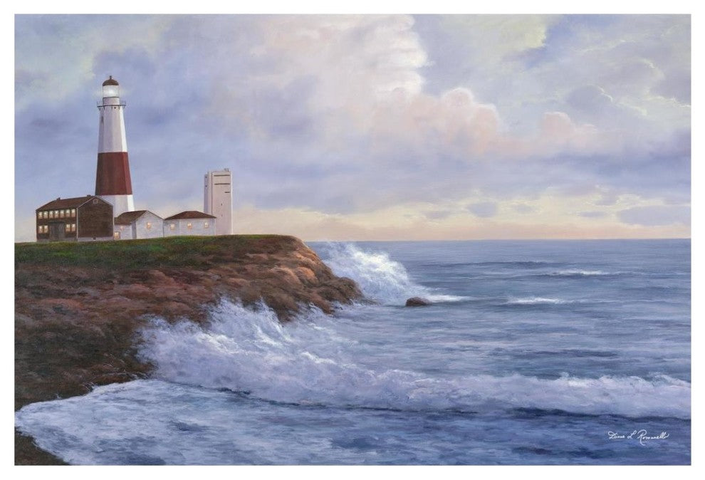"Montauk Lighthouse" Digital Paper Print by Diane Romanello, 20"x14"