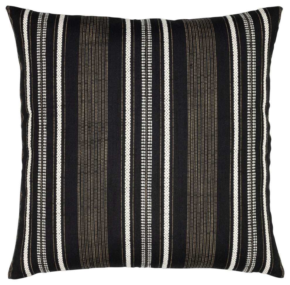 Pathway Ebony Indoor/Outdoor Performance Pillow, 20" x 20"