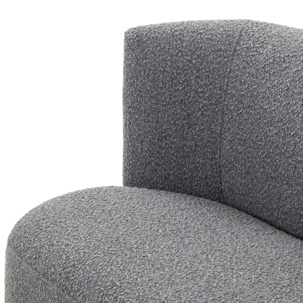 Krista Dining Bench-Knoll Charcoal