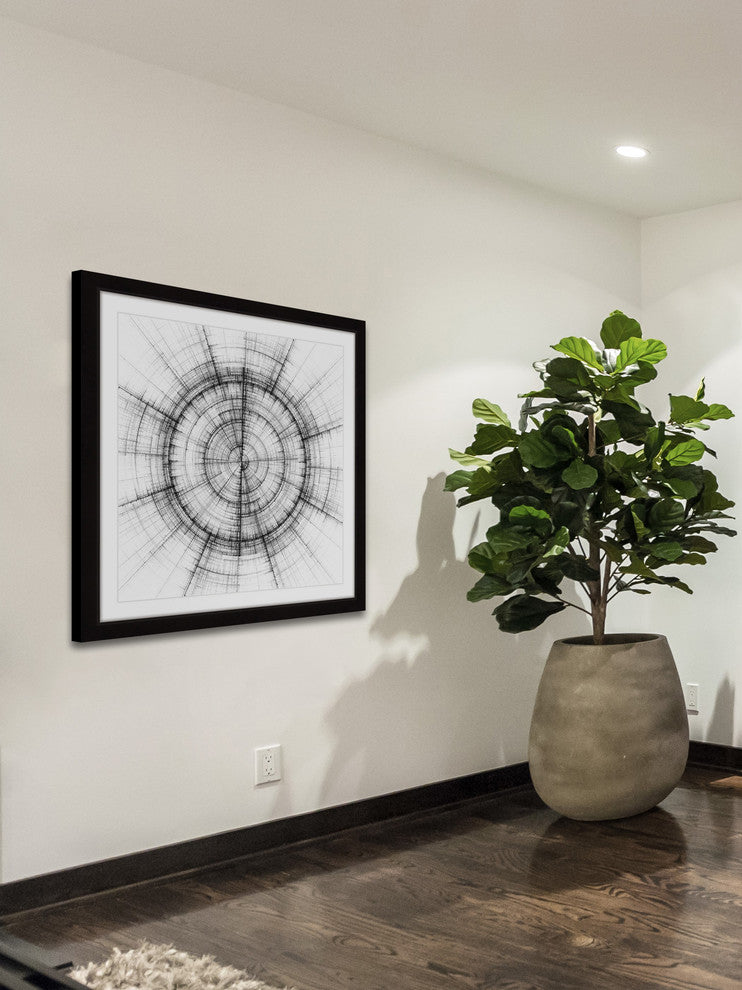 "Torqued Motion" Framed Art Print