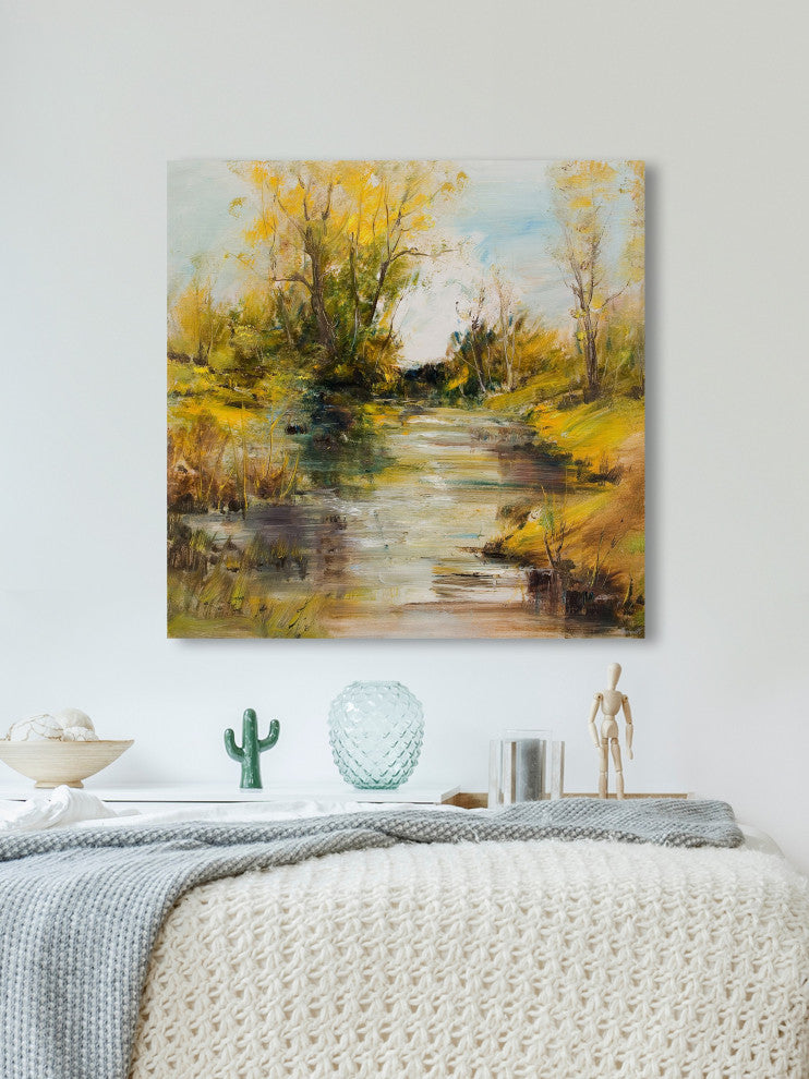 "Feeling Good-Natured" Painting Print on Wrapped Canvas, 24x24